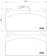 Комплект тормозных колодок HELLA 8DB 355 005-441