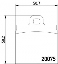 Комплект тормозных колодок HELLA 8DB 355 006-521