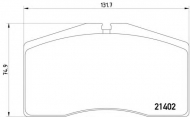 Комплект тормозных колодок HELLA 8DB 355 018-301