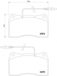 Комплект тормозных колодок HELLA 8DB 355 018-671