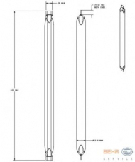 Осушитель BEHR HELLA SERVICE 8FT 351 335-301