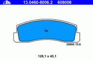 Комплект тормозных колодок ATE 13.0460-8006.2