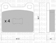Комплект тормозных колодок METELLI 22-0010-0