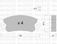 Комплект тормозных колодок METELLI 22-0033-1