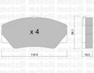 Комплект тормозных колодок METELLI 22-0056-0