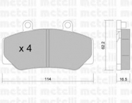 Комплект тормозных колодок METELLI 22-0075-0