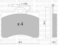 Комплект тормозных колодок METELLI 22-0085-0