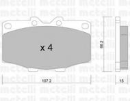 Комплект тормозных колодок METELLI 22-0109-0