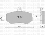 Комплект тормозных колодок METELLI 22-0148-2