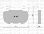 Комплект тормозных колодок METELLI 22-0177-1