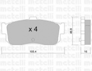 Комплект тормозных колодок METELLI 22-0193-0