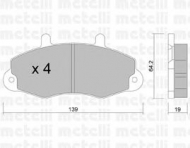 Комплект тормозных колодок METELLI 22-0194-0