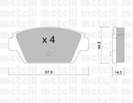 Комплект тормозных колодок METELLI 22-0226-0