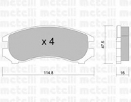 Комплект тормозных колодок METELLI 22-0230-0