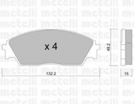 Комплект тормозных колодок METELLI 22-0236-0
