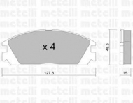 Комплект тормозных колодок METELLI 22-0237-0