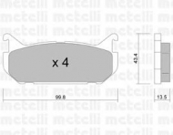 Комплект тормозных колодок METELLI 22-0303-0