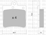 Комплект тормозных колодок METELLI 22-0343-0