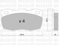 Комплект тормозных колодок METELLI 22-0352-0