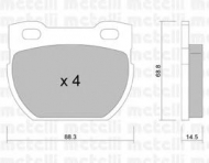Комплект тормозных колодок METELLI 22-0354-0