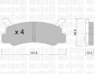 Комплект тормозных колодок METELLI 22-0389-0
