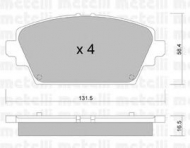 Комплект тормозных колодок METELLI 22-0464-0