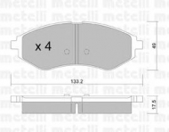 Комплект тормозных колодок METELLI 22-0508-0