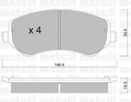 Комплект тормозных колодок METELLI 22-0524-0