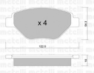 Комплект тормозных колодок METELLI 22-0543-0