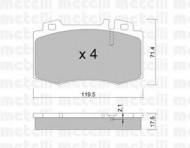 Комплект тормозных колодок METELLI 22-0563-0