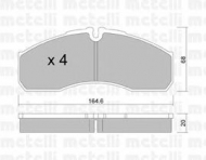 Комплект тормозных колодок METELLI 22-0578-3