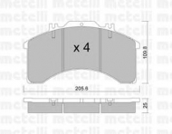 Комплект тормозных колодок METELLI 22-0580-0