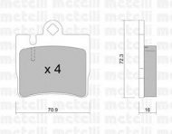 Комплект тормозных колодок METELLI 22-0597-0