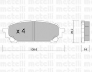 Комплект тормозных колодок METELLI 22-0613-0