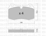 Комплект тормозных колодок METELLI 22-0645-0
