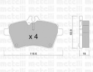 Комплект тормозных колодок METELLI 22-0646-0