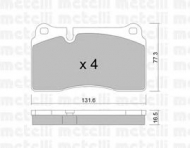 Комплект тормозных колодок METELLI 22-0659-0