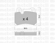 Комплект тормозных колодок METELLI 22-0660-0