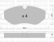 Комплект тормозных колодок METELLI 22-0671-0
