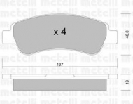 Комплект тормозных колодок METELLI 22-0710-0