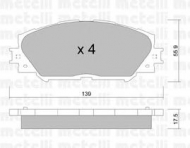 Комплект тормозных колодок METELLI 22-0747-0