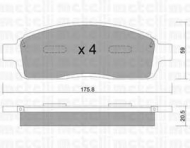 Комплект тормозных колодок METELLI 22-0859-0