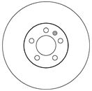 Тормозной диск MAPCO 15832