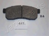 Комплект тормозных колодок JAPANPARTS PA-417AF