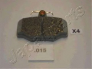 Комплект тормозных колодок JAPANPARTS PP-015AF