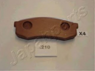 Комплект тормозных колодок JAPANPARTS PP-210AF