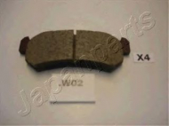 Комплект тормозных колодок JAPANPARTS PP-W02AF