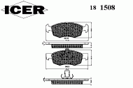 Комплект тормозных колодок ICER 181508