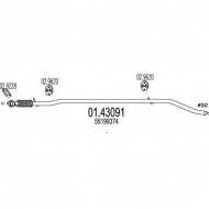 Трубка MTS 01.43091