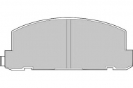 Комплект тормозных колодок NECTO FD6524V